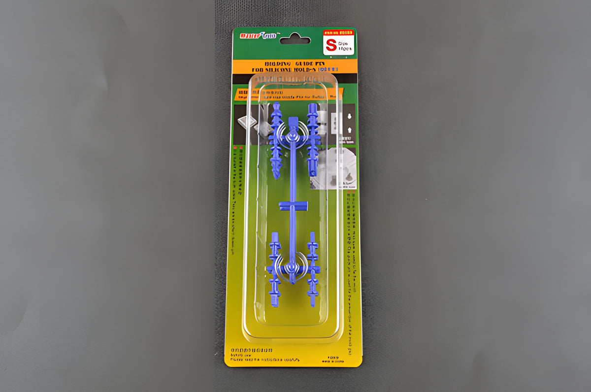 Master Tools Holding / Guide pin for silicone mold-S (Blue)