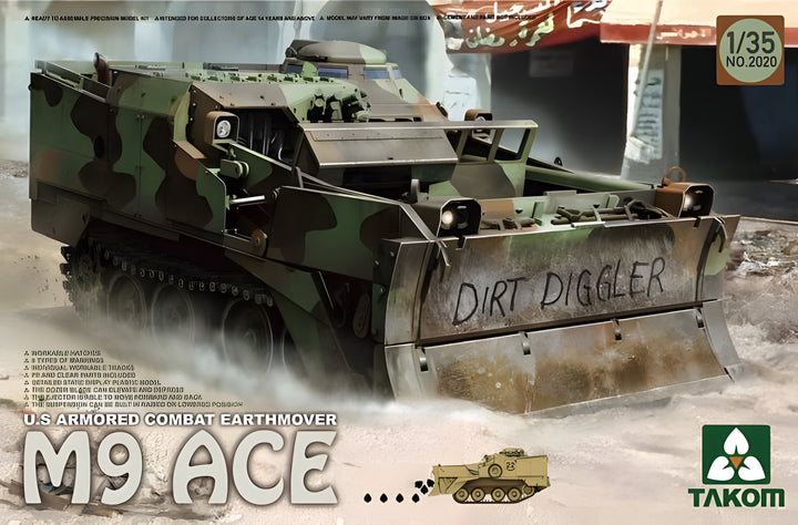 Takom 1/35 US Armored Combat Earthmover M9 ACE
