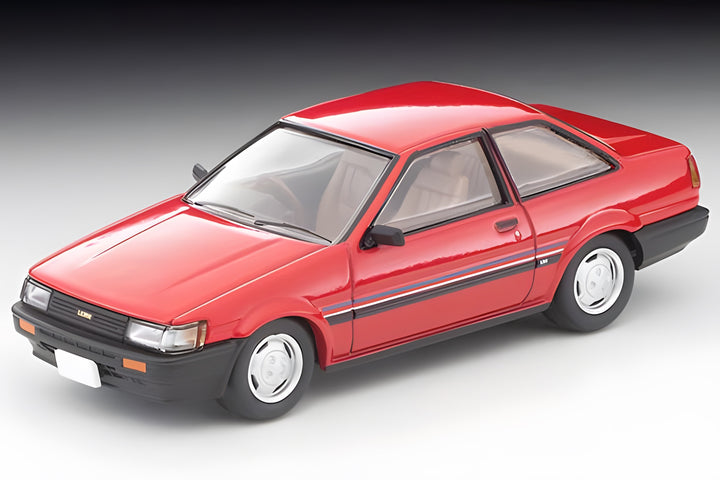 Tomica Limited Vintage 1/64 LV-N284b Toyota Corolla Levin 2Dr Lime Red 1984