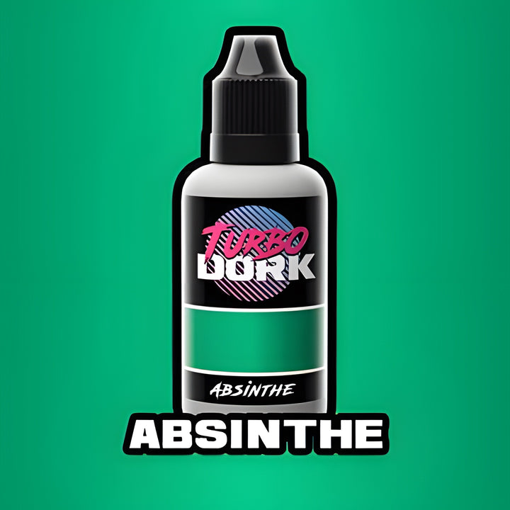 Turbo Dork Absinthe Metallic Acrylic Paint 20ml Bottle