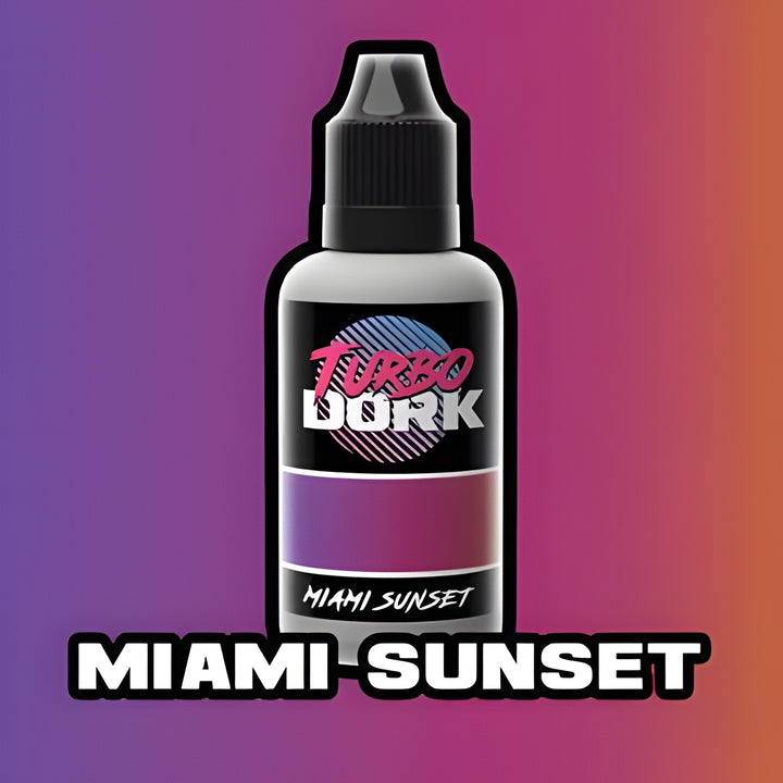 Turbo Dork Miami Sunset Turboshift Acrylic Paint 20ml Bottle