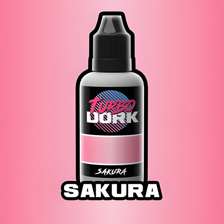 Turbo Dork Sakura Metallic Acrylic Paint 20ml Bottle
