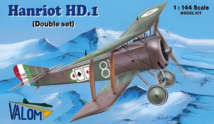 Valom 1/144 Hanriot HD.1 (Double set)