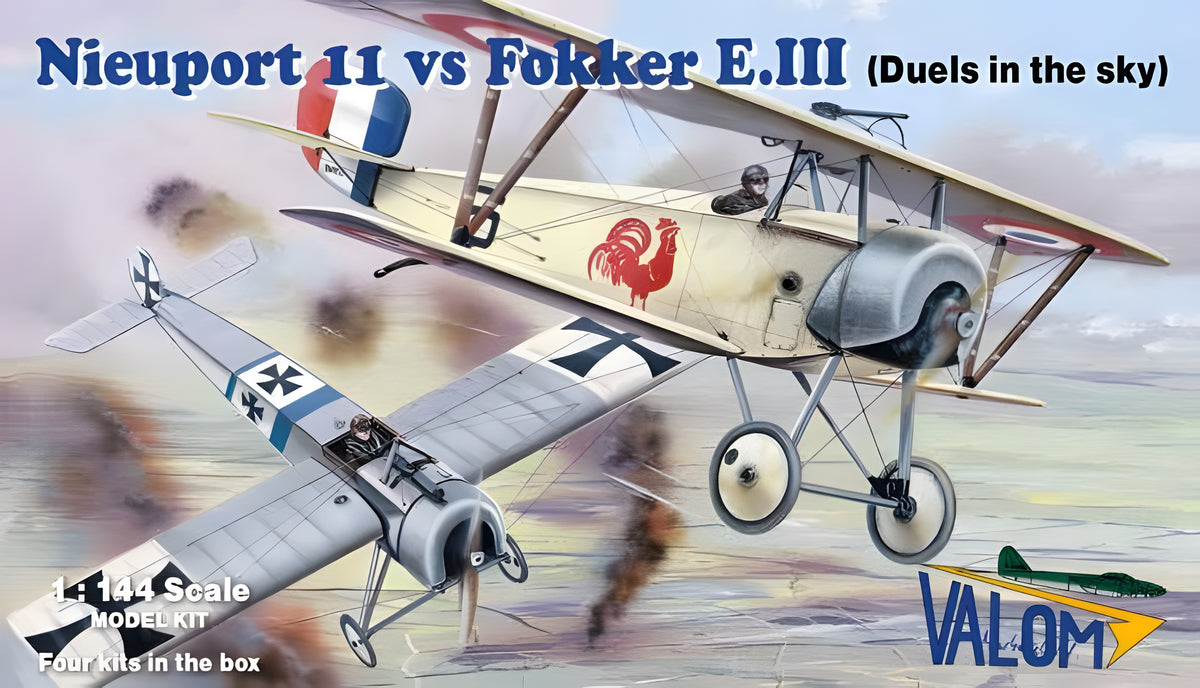 Valom 1/144 Nieuport 11 vs Fokker E.III (Duels in the Sky)