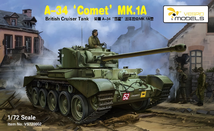 Vespid Models 1/72 British Cruiser Tank A34 'Comet' Mk.IA