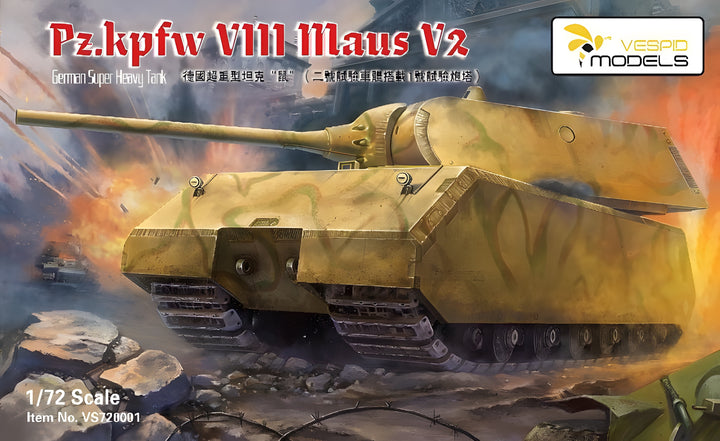 Vespid Models 1/72 German Sd.Kfz VIII MAUS V2 Heavy Tank