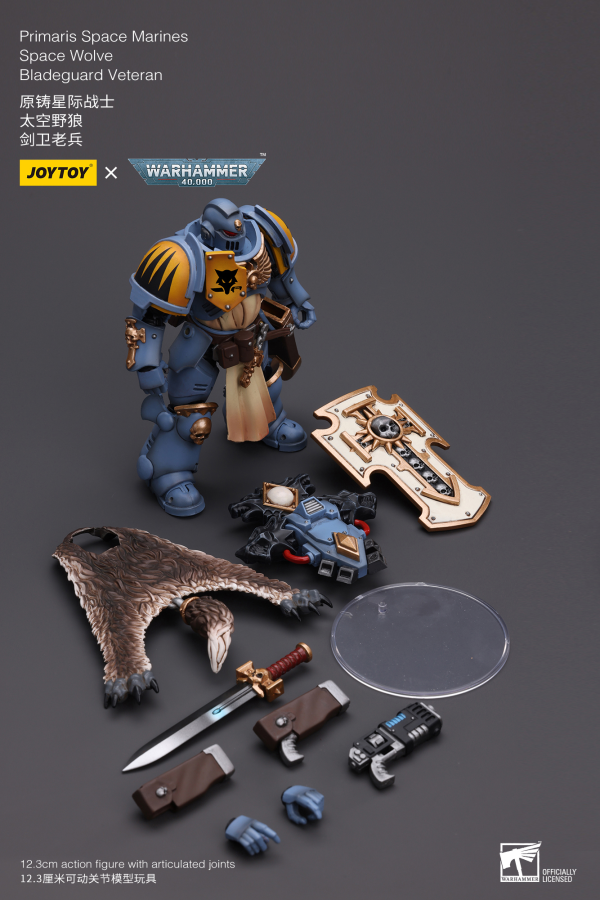 Joy Toy Primaris Space Marines Space Wolves Bladeguard Veteran