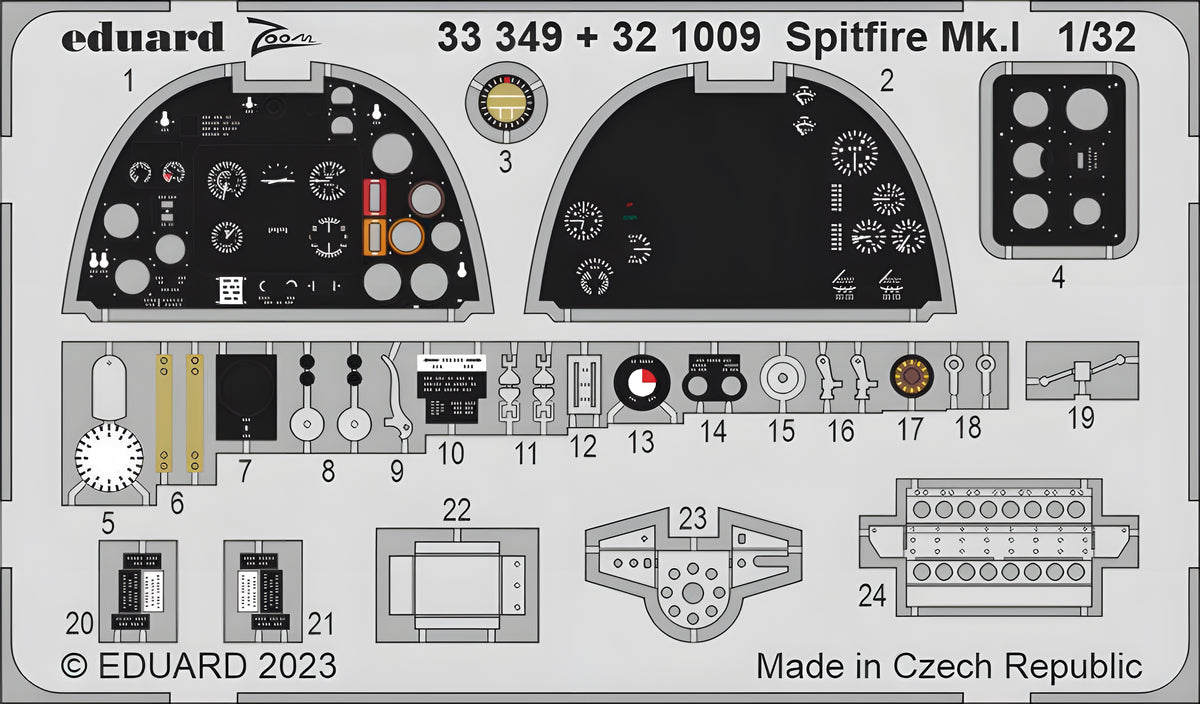 Eduard 1/32 Spitfire Mk.I [Photo-Etched Set]
