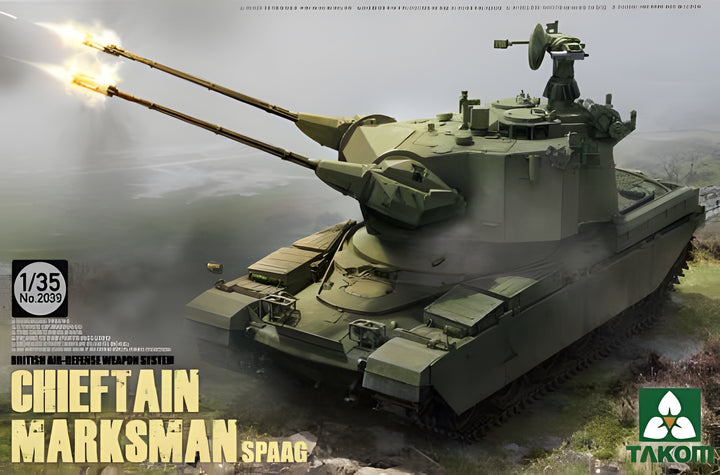 Takom 1/35 British Air-defense Weapon System Chieftain Marksman SPAAG