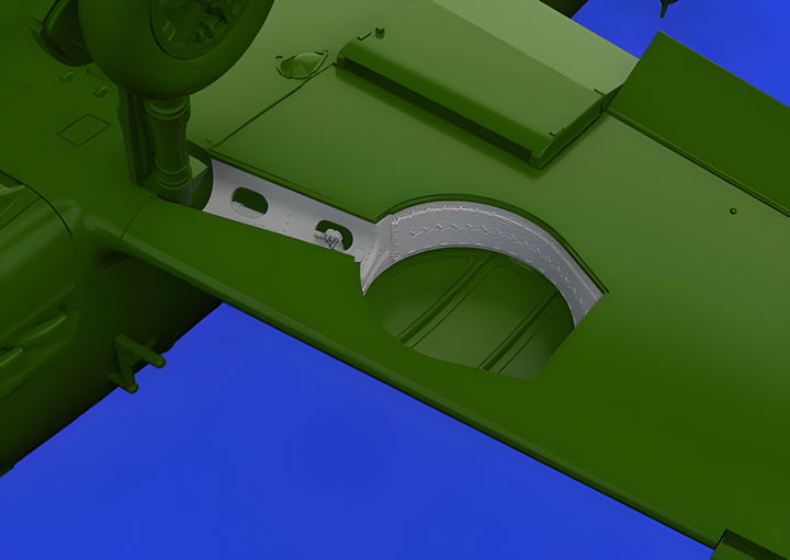 Eduard 1/72 Bf 109F/G wheel bays angular PRINT [Brassin], for EDUARD