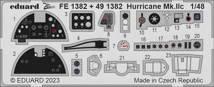 Eduard 1/48 Hurricane Mk.IIc [CZOOM48], for ARMA HOBBY