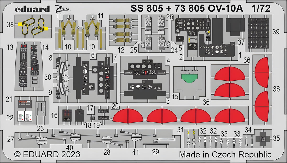 Eduard 1/72 OV-10A [Zoom set], for ICM