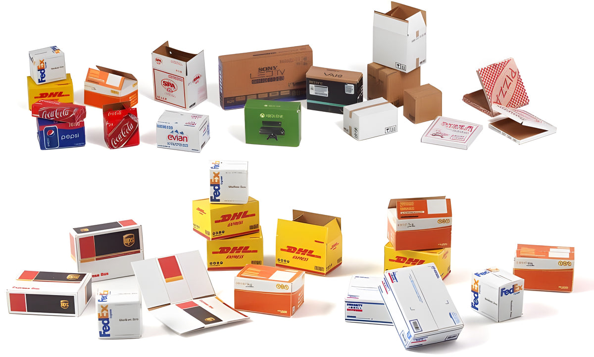 Matho 1/35 Cardboard Boxes - BIG SET 2