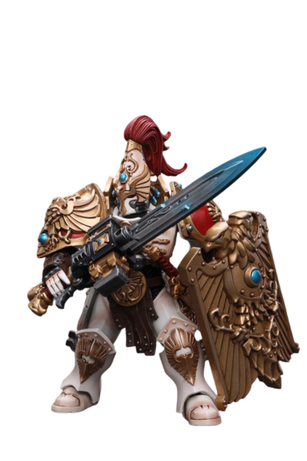 Joy Toy Adeptus Custodes Solar Watch Custodian Guard with Sentinel Blade and Praesidium Shield(6973130379343)