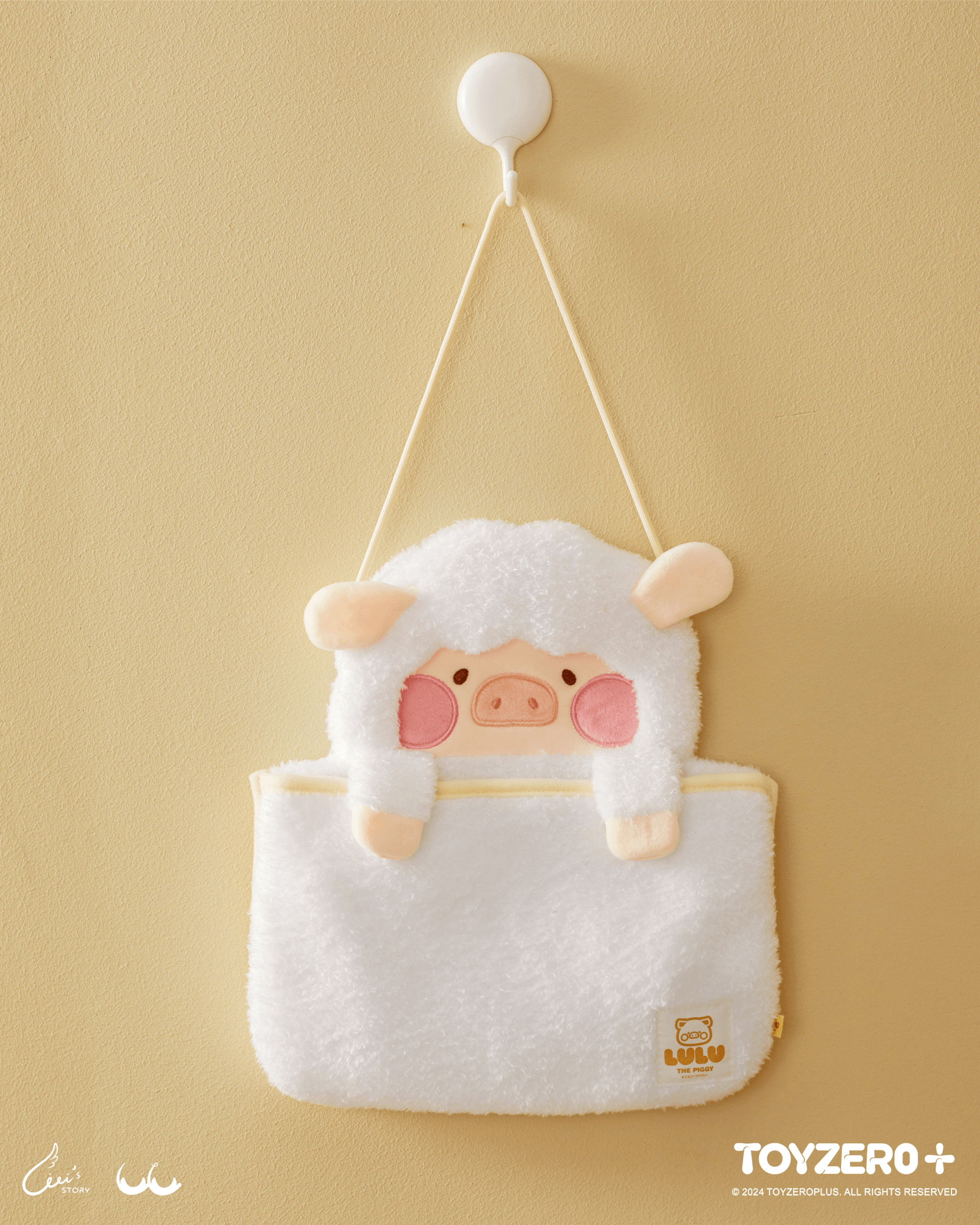 LuLu the Piggy Costume Series - Fluffy Wall Bag (Sheep) | 781005758157