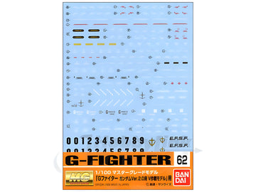 Gundam Decal 62 - MG G-Fighter