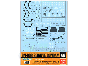 Gundam Decal 66 - 1/100 Seravee Gundam