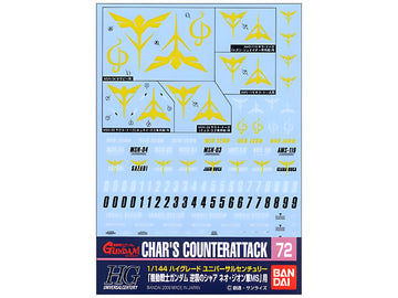 Gundam Decal 72 - 1/144 Char's Counter Attack ZEON Ver
