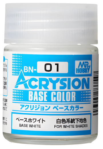 Mr Hobby ACRYSION BASE COLOR BASE WHITE