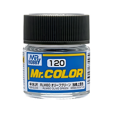 Mr Hobby Mr. Color 120 - RLM80 Olive Green (Semi-Gloss/Aircraft)