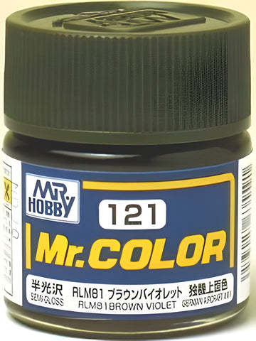 Mr Hobby Mr. Color 121 - RLM81 Brown Violet (Semi-Gloss/Aircraft)
