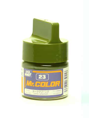 Mr Hobby Mr. Color 23 - Dark Green (2) (Semi-Gloss/Aircraft)