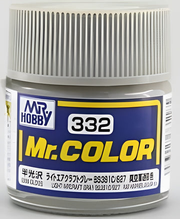 Mr Hobby Mr. Color 332 - Light Aircraft Gray BS381C 627 (Semi-Gloss/Aircraft)