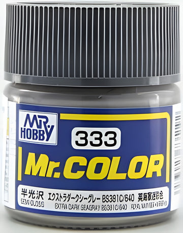 Mr Hobby Mr. Color 333 - Extra Dark Seagray BS381C 640 (Semi-Gloss/Aircraft)