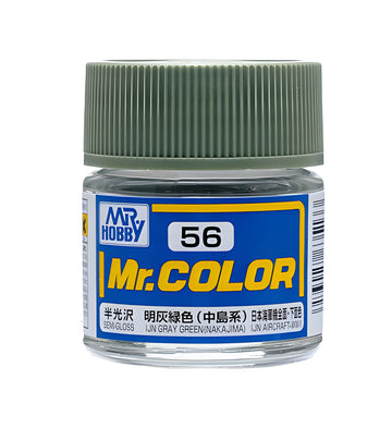 Mr Hobby Mr. Color 56 - LJN Gray Green (Semi-Gloss/Tank)