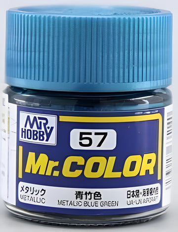 Mr Hobby Mr. Color 57 - Metallic Blue Green (Metallic/Aircraft)