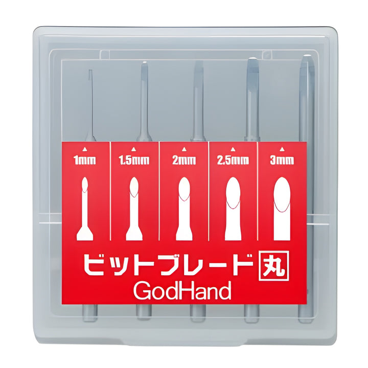 GodHand - Bit Blade set [Round BlankBlade] (Set of 5)