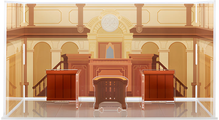 Ace Attorney Acrylic Diorama Background Courtroom