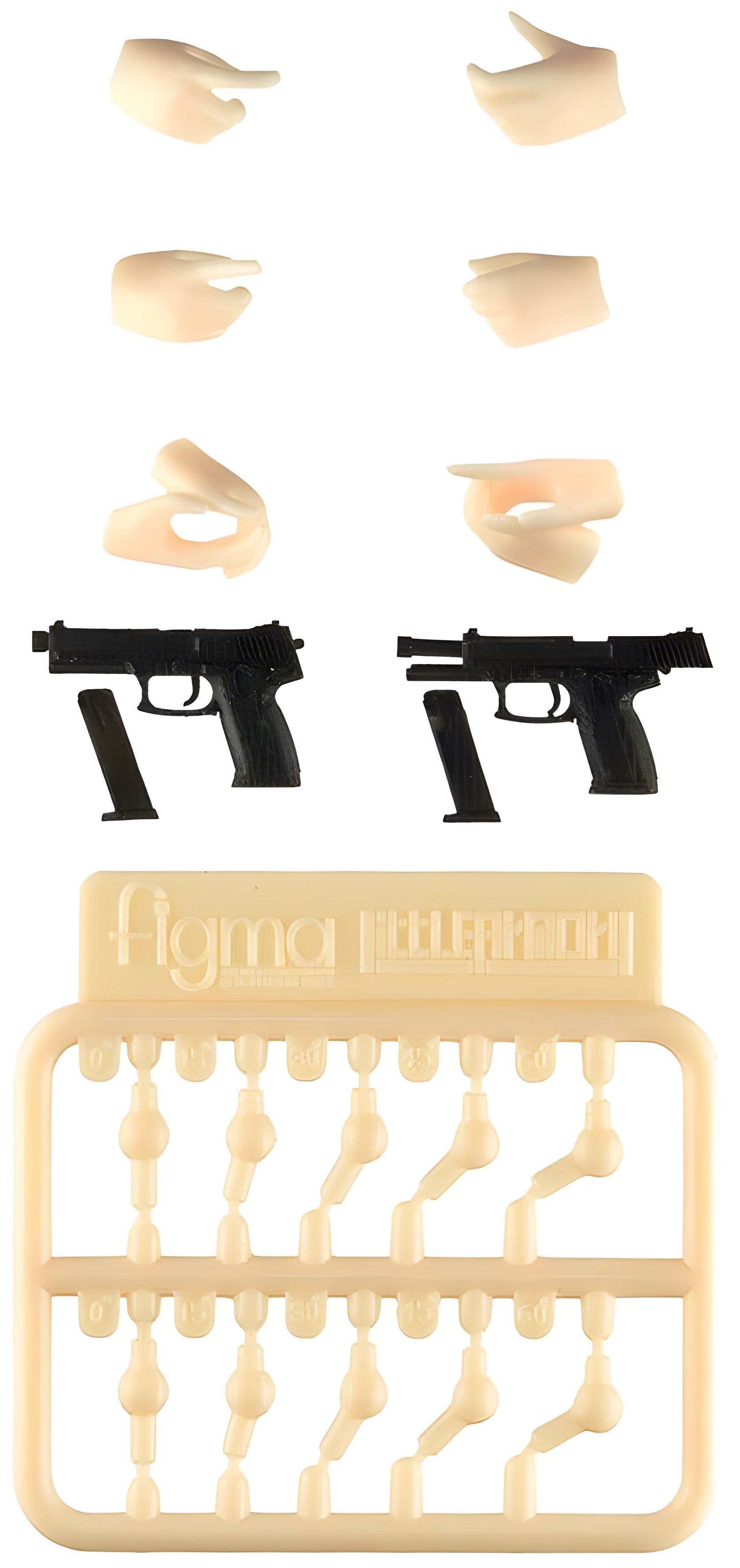 LAOP12: figma Hands for Guns 2 - Handgun Set