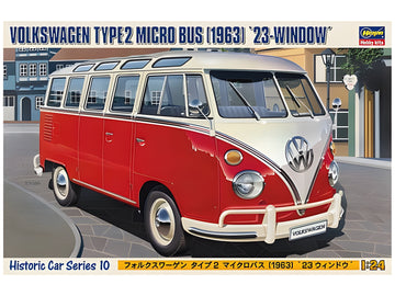 [HC10] 1:24 Volkswagen Type 2 Micro Bus 1963 23-WINDOW