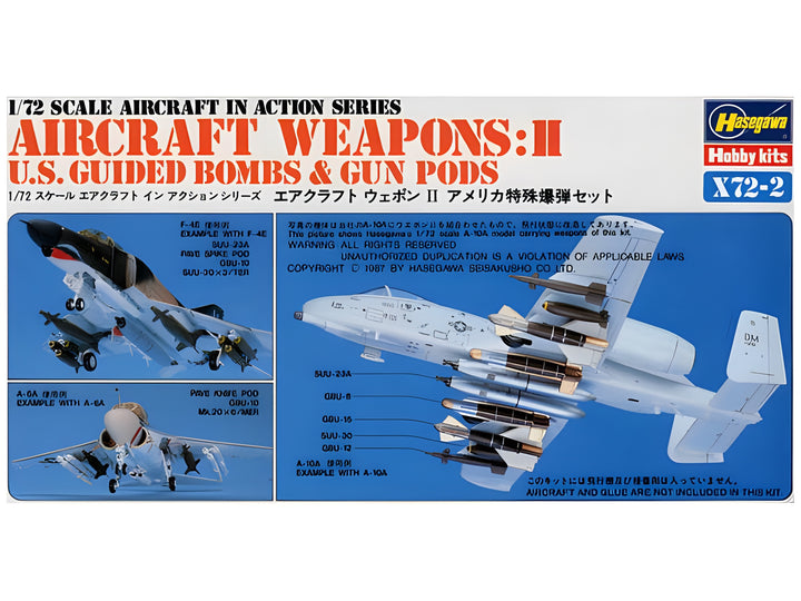 [X72-2] 1:72 U.S. Aircraft Weapons II