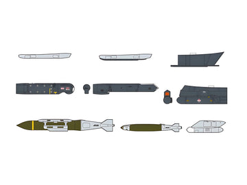 [X72-14] 1:72 Aircraft Weapons: IX (U.S. Joint Direct Attack Munitions & Target Pods)