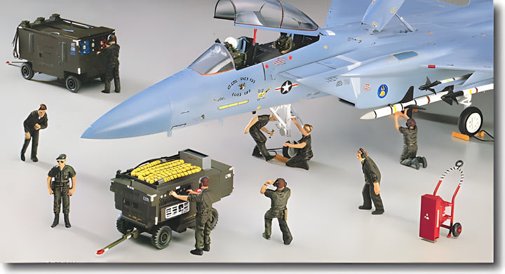 [X48-4] 1:48 U.S. Ground Crew Set a