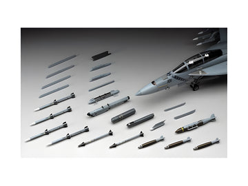 [X48-17] 1:48 Aircraft Weapons E : U.S. Air-to-Air Missiles & Target Pods