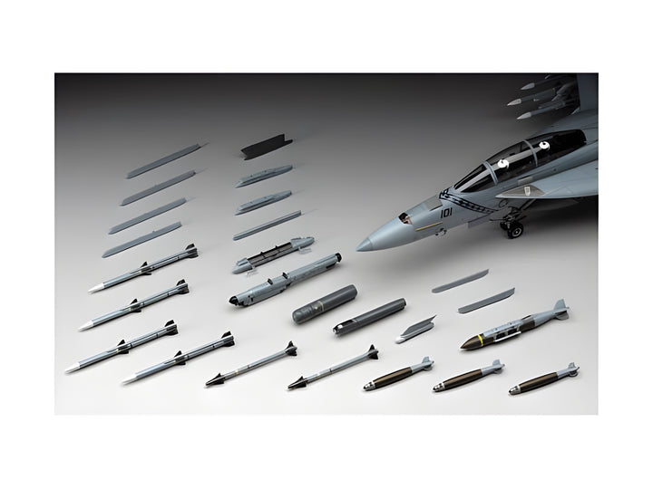 [X48-17] 1:48 Aircraft Weapons E : U.S. Air-to-Air Missiles & Target Pods