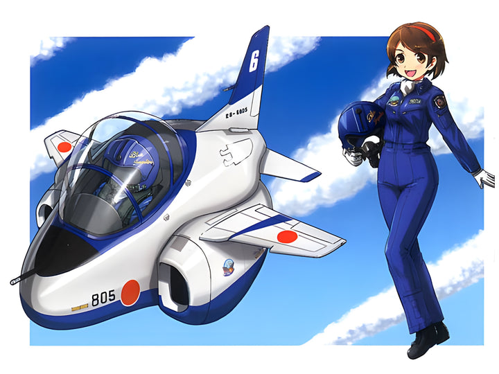 [TH13] Egg Plane T-4 Blue Impulse
