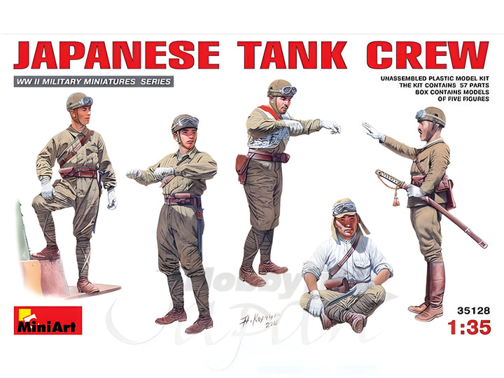 [35128] 1/35 Japanese Tank Crew