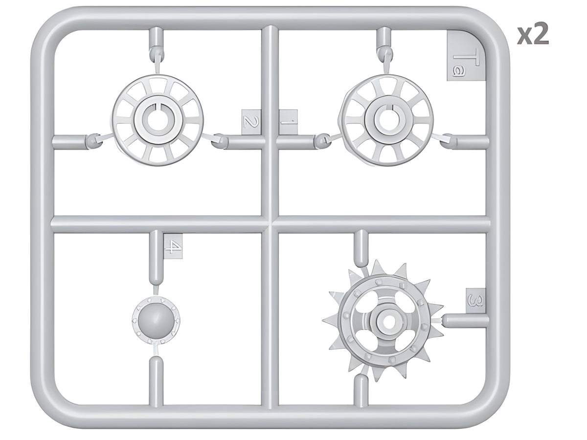 [37056] 1/35 T-54/T-55 (Early) Wheels Set
