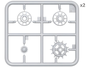 [37056] 1/35 T-54/T-55 (Early) Wheels Set