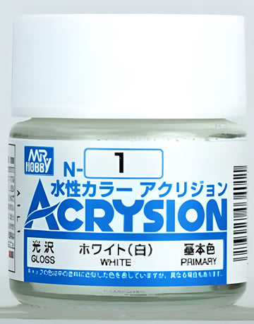 Mr Hobby Acrysion N1 - White (Gloss/Primary)