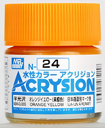 Mr Hobby Acrysion N24 - Orange Yellow (Semi-Gloss/IJA-IJN Aircraft)
