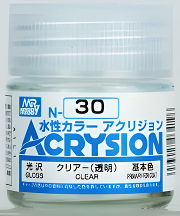 Mr Hobby Acrysion N30 - Clear (Gloss/Primary-For Coat)