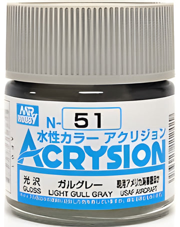 Mr Hobby Acrysion N51 - Light Gull Gray (Gloss/Aircraft)