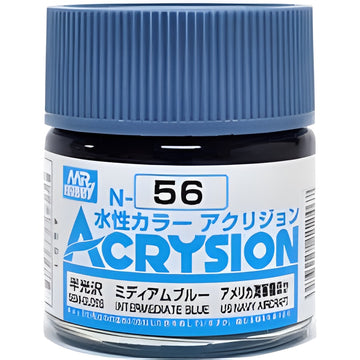 Mr Hobby Acrysion N56 - Intermediate Blue (Semi-Gloss/Aircraft)