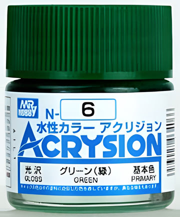 Mr Hobby Acrysion N6 - Green (Gloss/Primary)