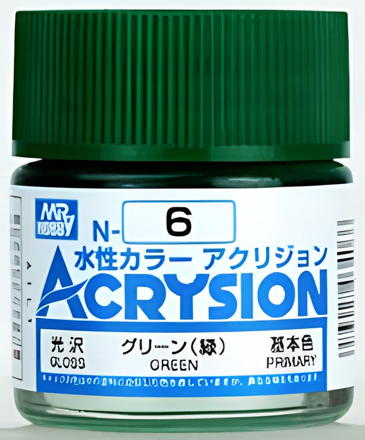 Mr Hobby Acrysion N6 - Green (Gloss/Primary)